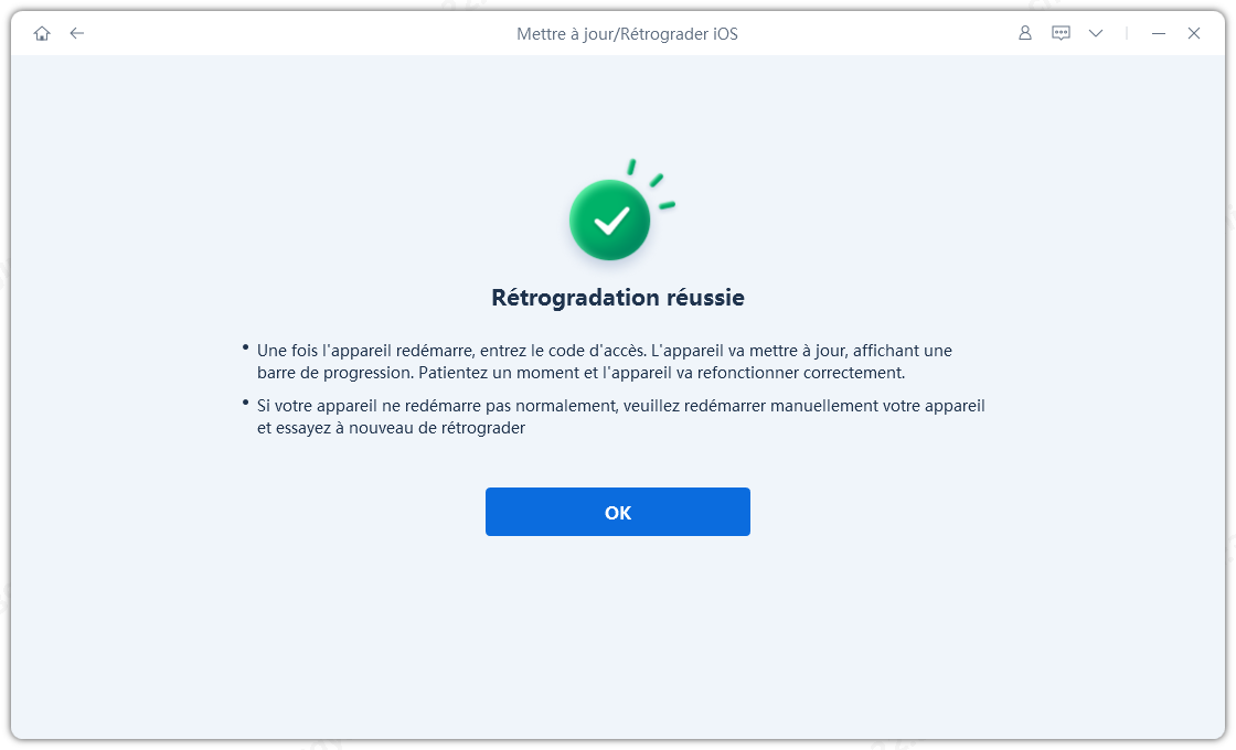 comment passer de ios 26 à ios 18